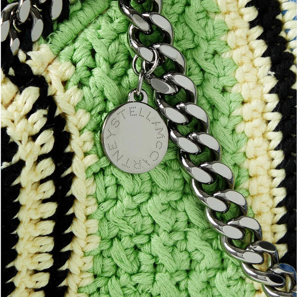 Stella McCartney ‘Falabella' Crochet Tote Bag in Green Blue Multi NEW (SOLD OUT)