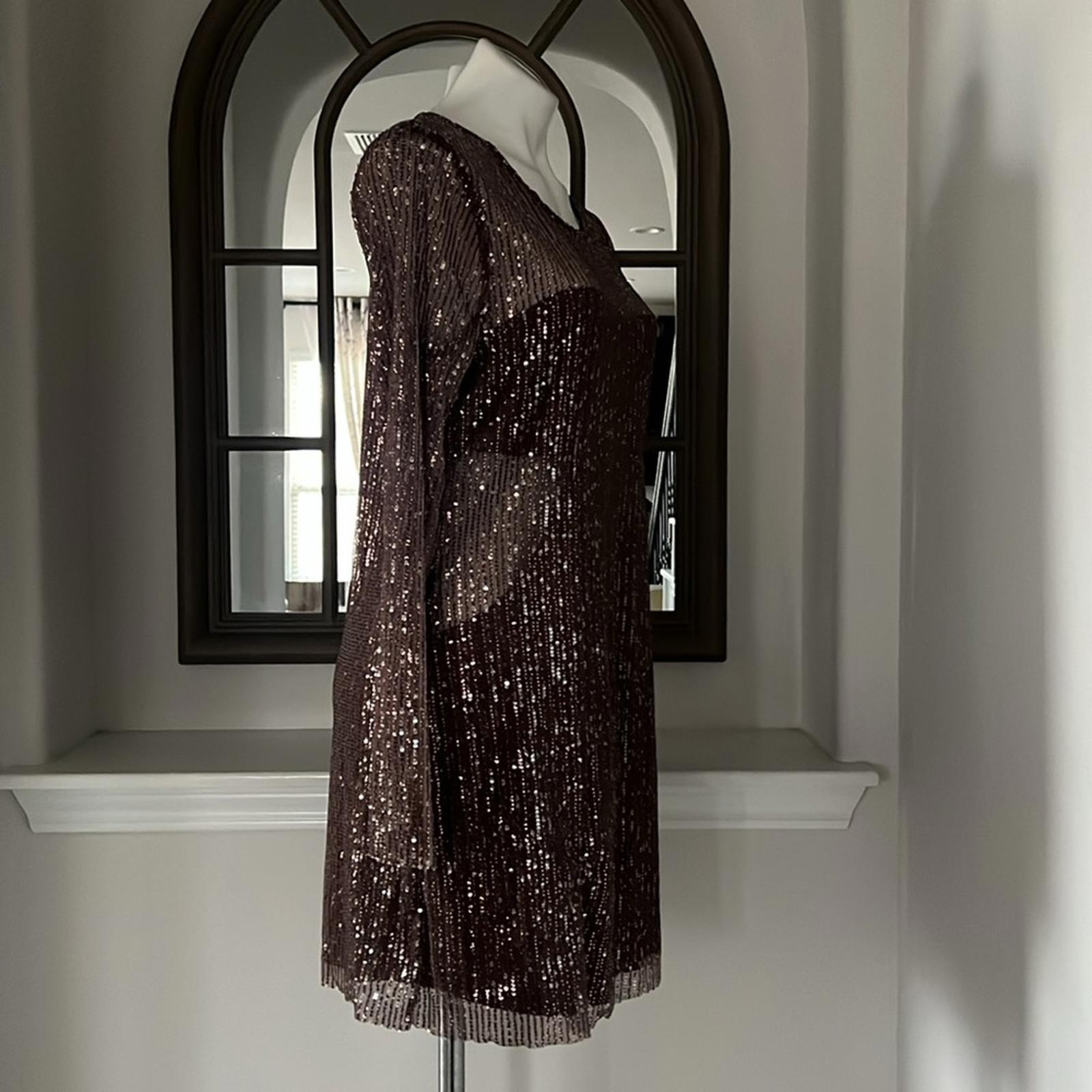 Walter Baker Bellini Dress, City Sequin Size XL NEW w/Tag $368