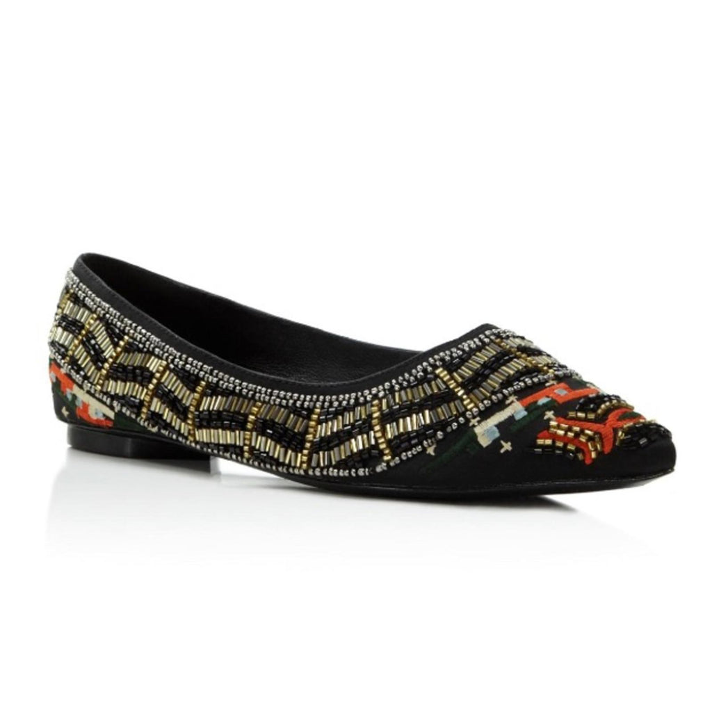 Alice + Olivia Lenora Slip-On Stitch Ballet Flats, Size 39.5 New in Box $395
