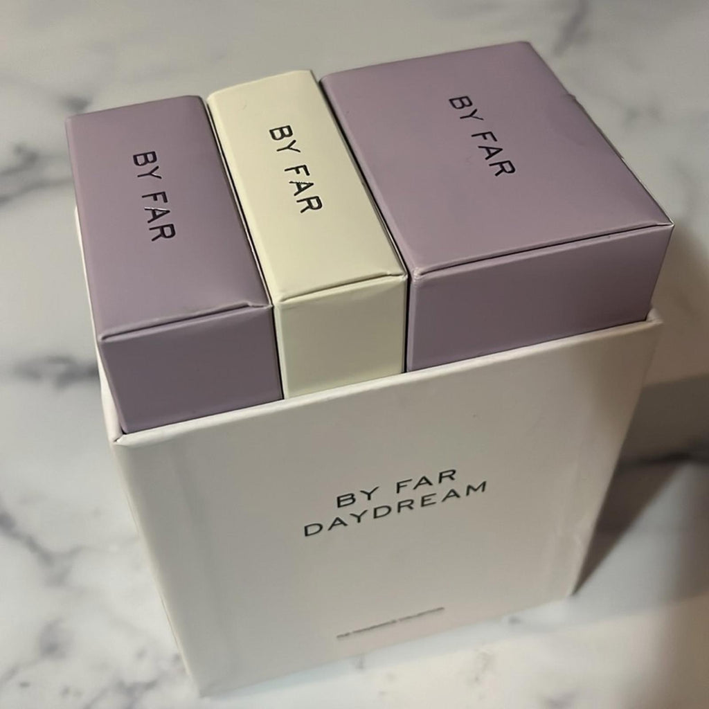 BY FAR Daydream of Someone I Knew Fragrance Gift Set - Silver and Lavender, NEW