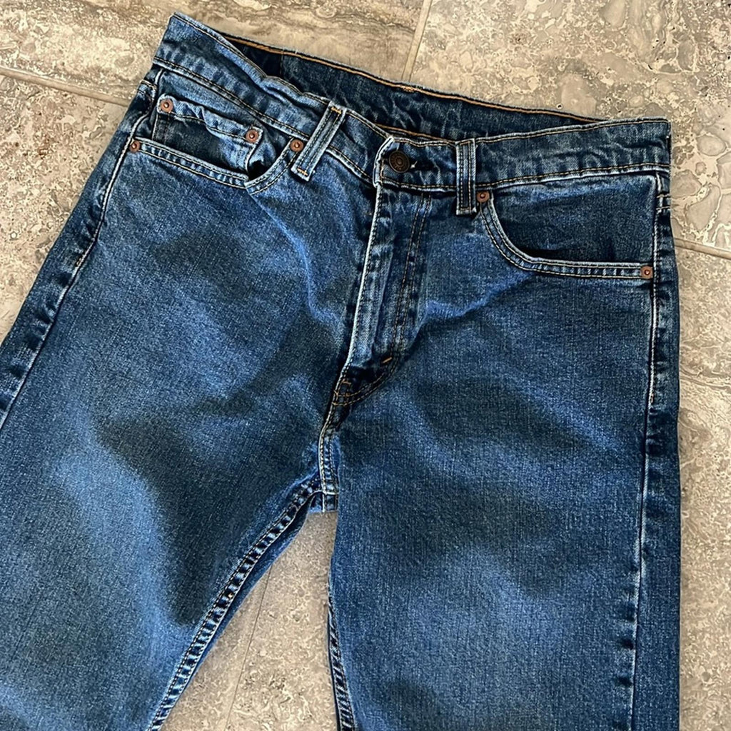 Levi’s 505™ Regular Fit Men’s Jeans, Size W32 X L32 Medium Wash EXCELLENT