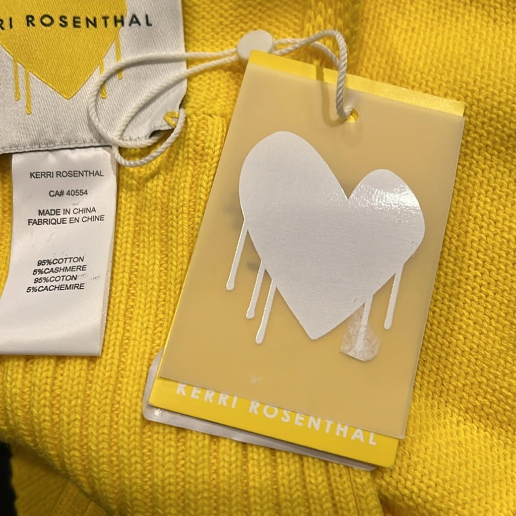 Kerri Rosenthal Sunshine Scarf in Yellow, One Size New w/Tag $198