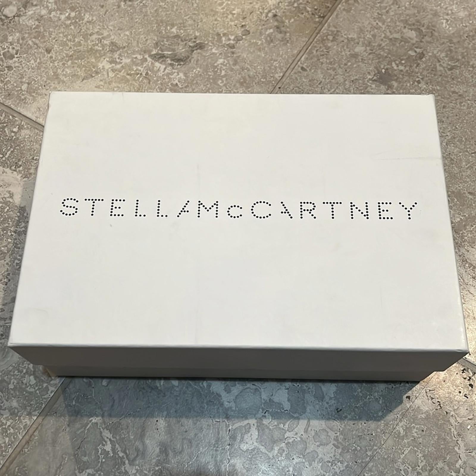 Stella McCartney S-Wave Lace Up Sneakers, Metallic Size 35 NEW w/Dust Bag $830