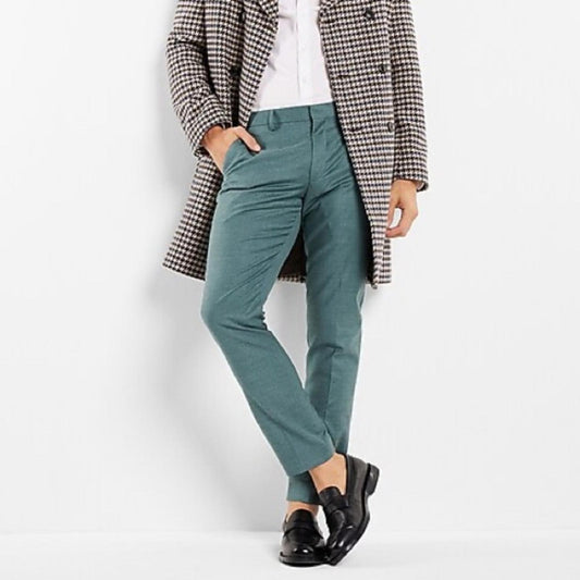 NEW Express Extra Slim Flannel Dress Pants, Size 28 x 30 EXCELLENT! $148