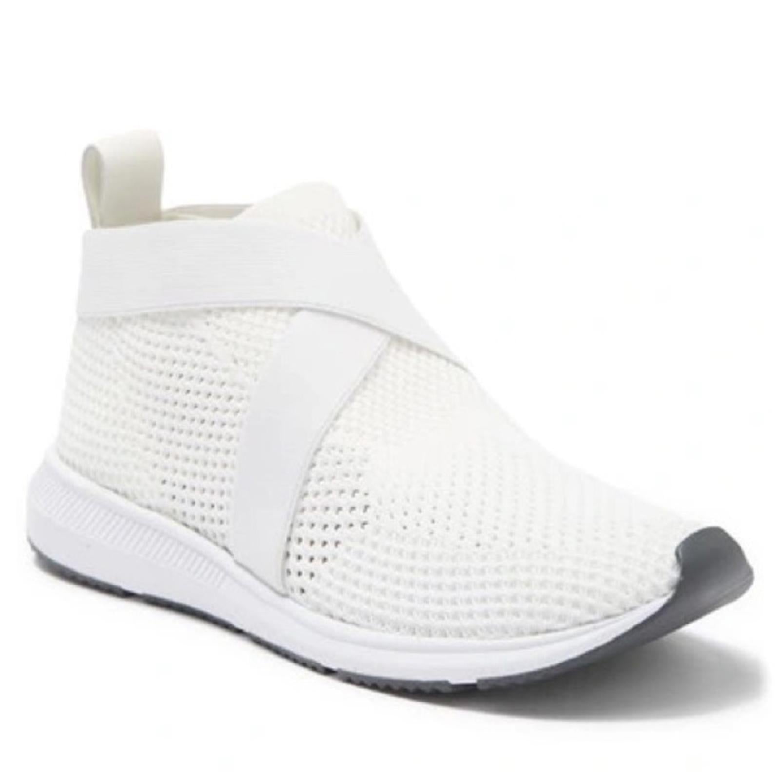 NEW Eileen Fisher Zing Stretch Knit Sneakers in White, Size 11 NEW w/o Box