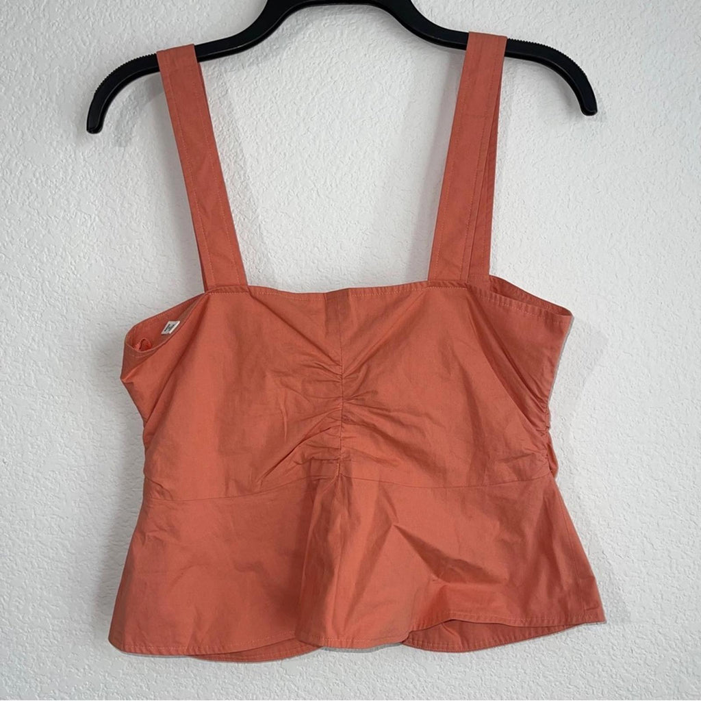 A.L.C. Lilah Cotton Sweetheart Top in Apricot Size 8 New w/Tag Retail $275