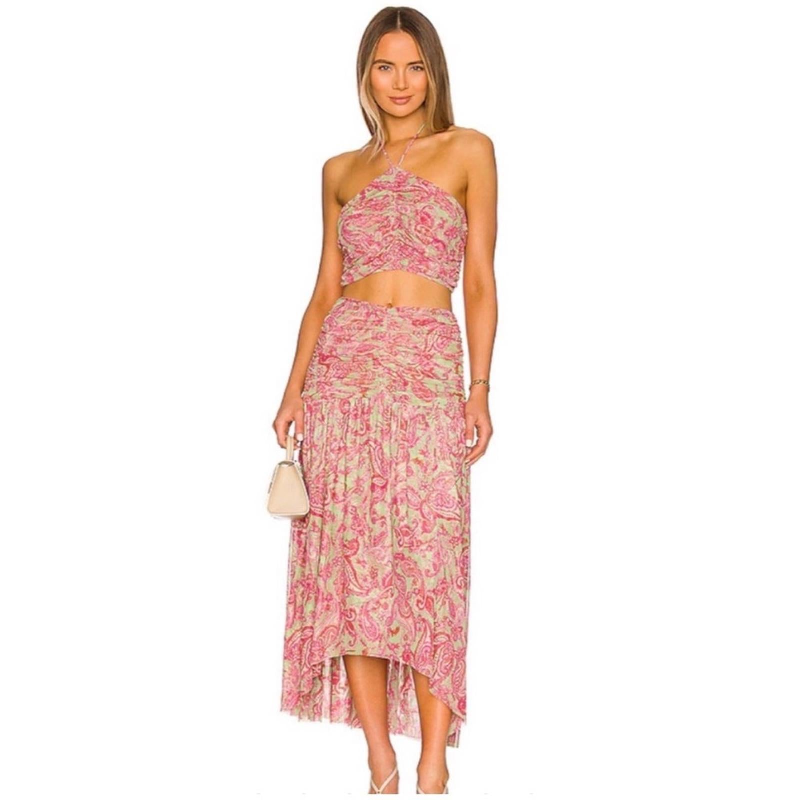 New MISA Selmin Cropped Blouse, Size XS New w/Tag, Retail $440