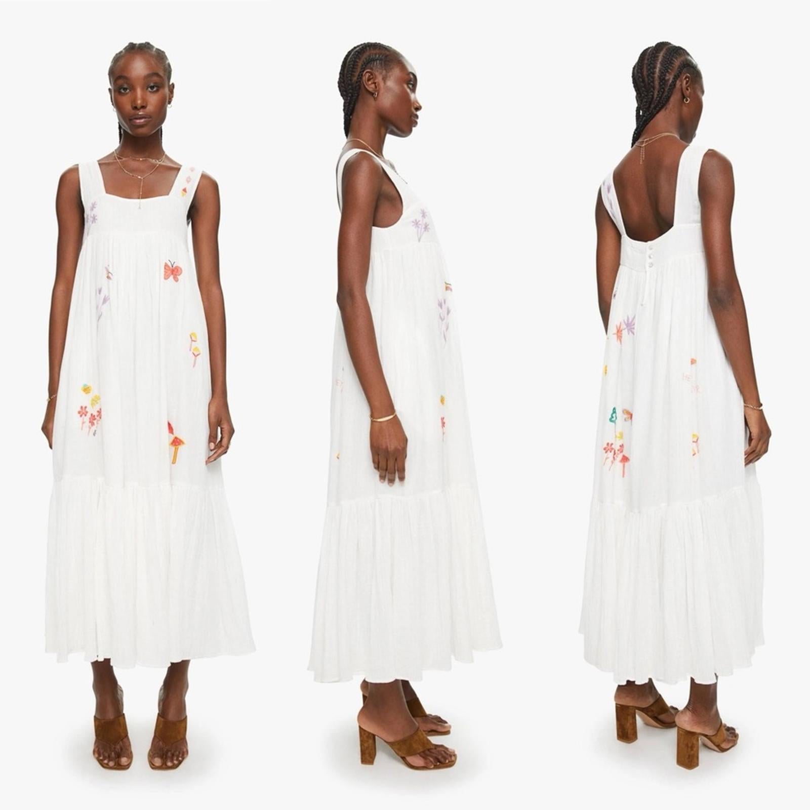 MOTHER The Love Story Summer Dreams Dress in White, NWT, Size L
