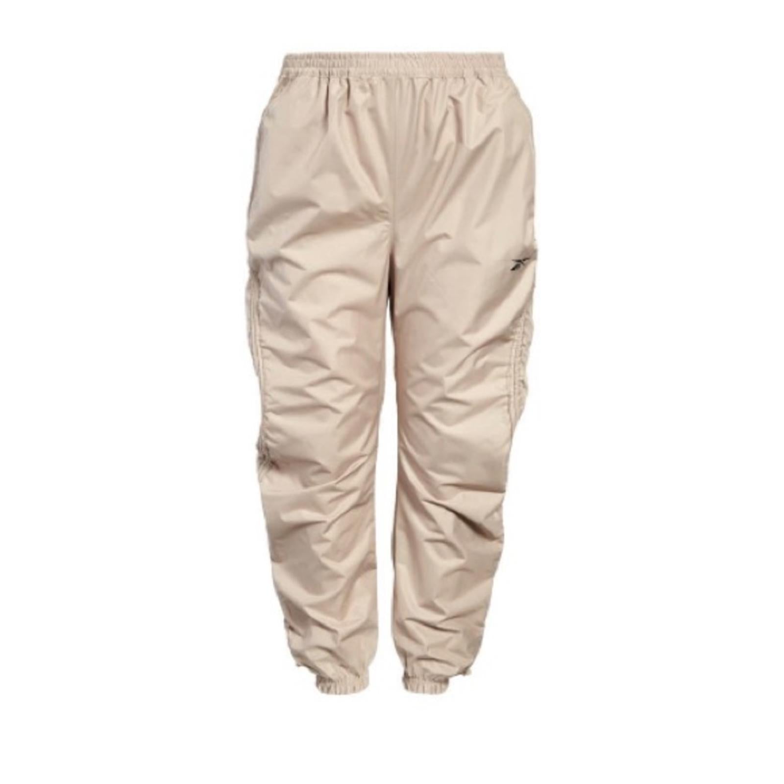 Reebok x Cardi B. Modern Beige Straight-Leg Pants, Plus Size 2X New w/Tag