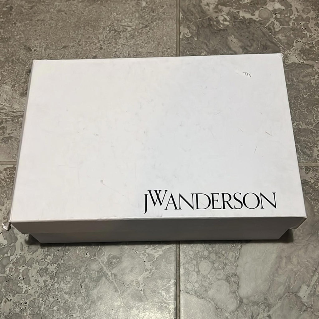 JW Anderson Logo-Engraved Leather Loafers in Black, Size 41 NEW in Box + DustBag