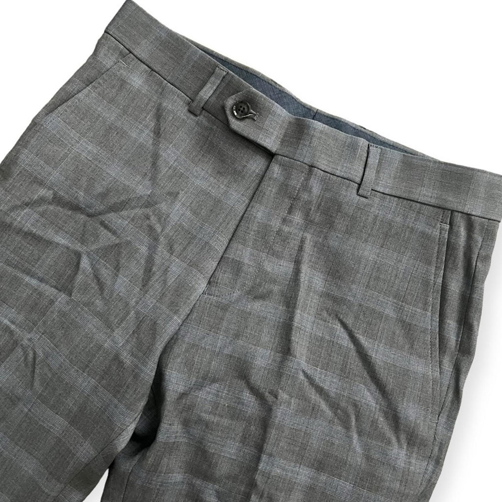Tommy Hilfiger Modern-Fit Stretch Performance Pants, Grey/Blue Size 30W NWT