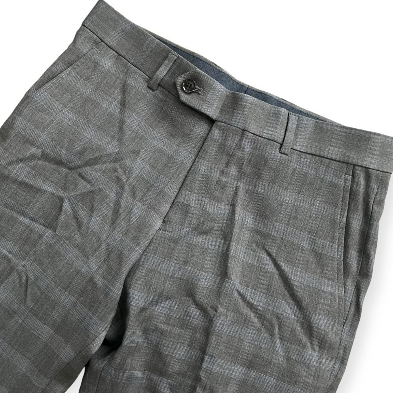 Tommy Hilfiger Modern-Fit Stretch Performance Pants, Grey/Blue Size 30W NWT