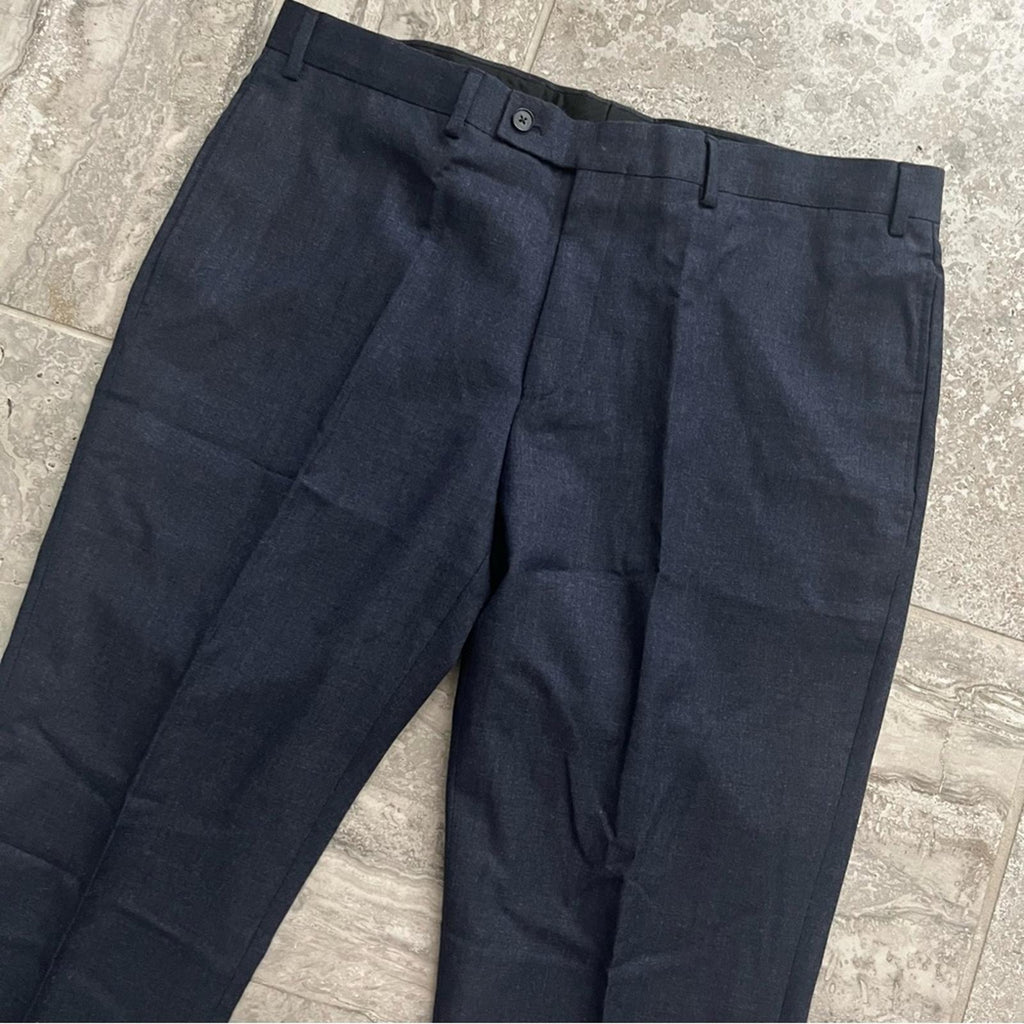 Calvin Klein Suit Separates Mabry Navy Dress Pants, Size 37 Waist, New w/Tag