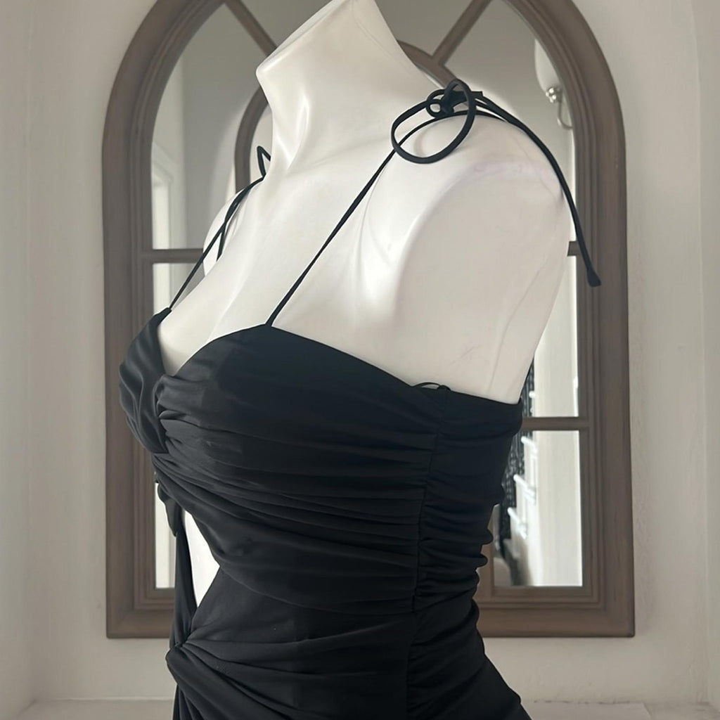 Cinq à Sept Harlin Cutout Detail Dress in Black, Size 6 New w/Tag