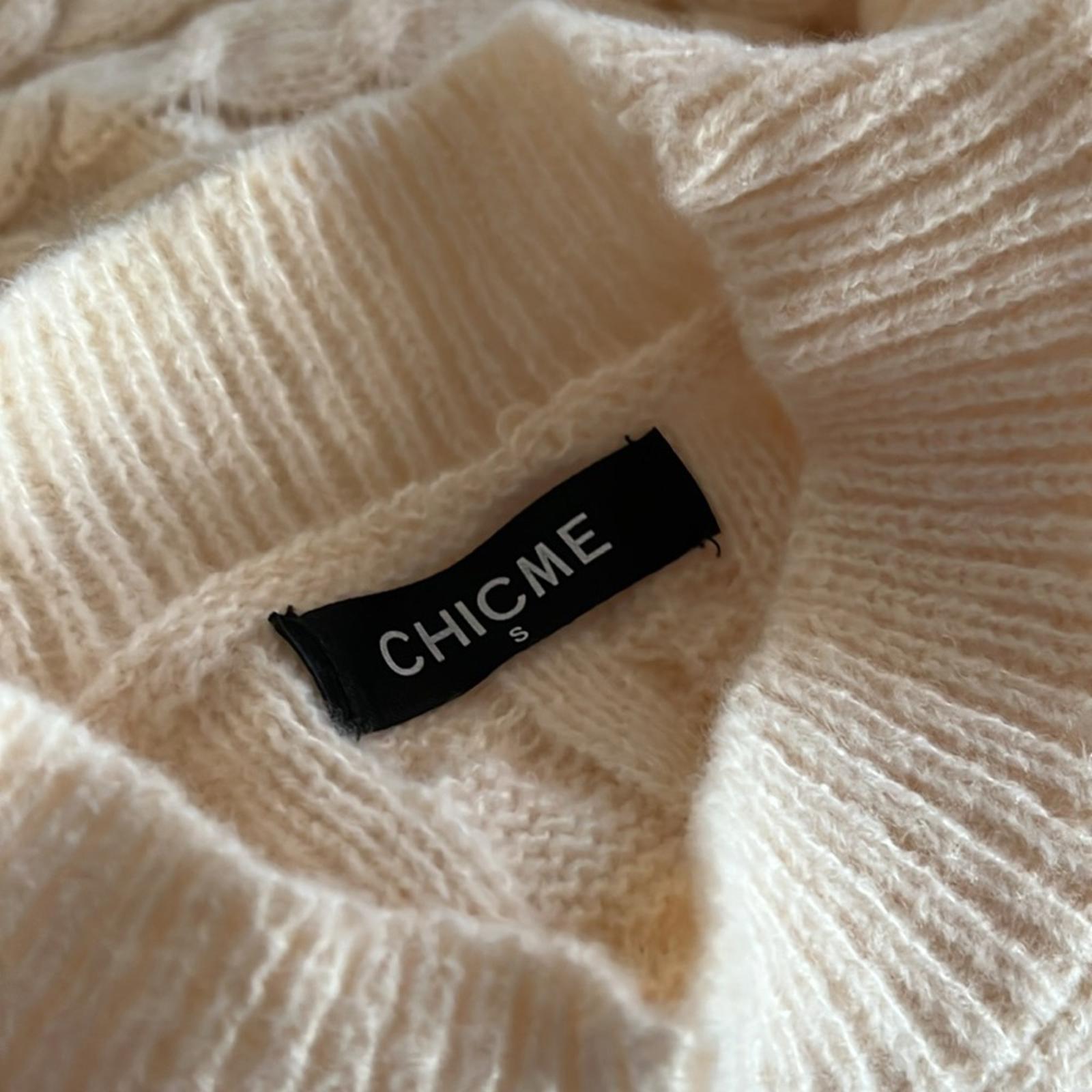 Chic Me Cable Knit Sweater Dress Size S New in Packaging