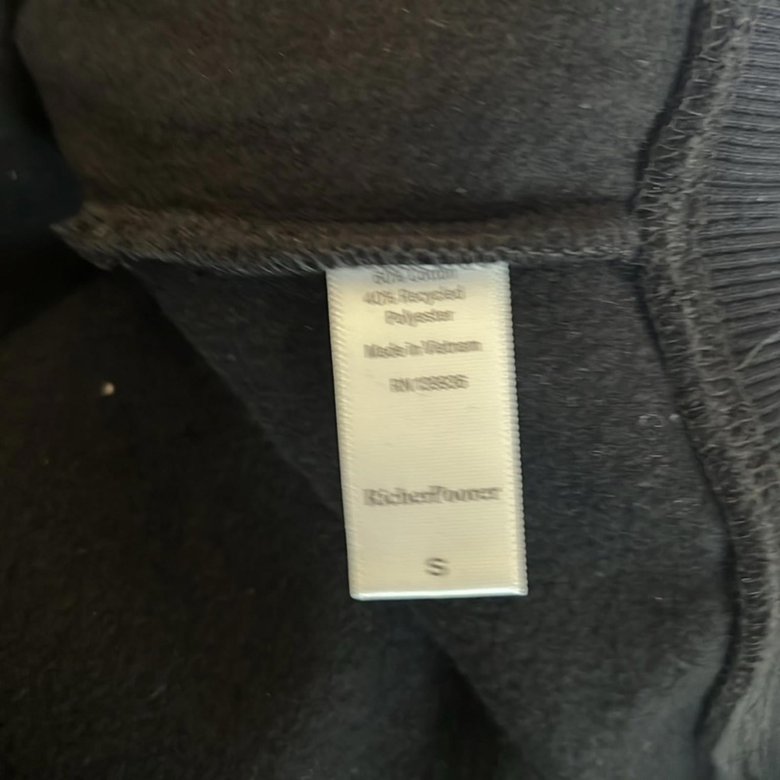Richer Poorer Men's Recycled Fleece Hoodie in Black, Size S New w/Tag