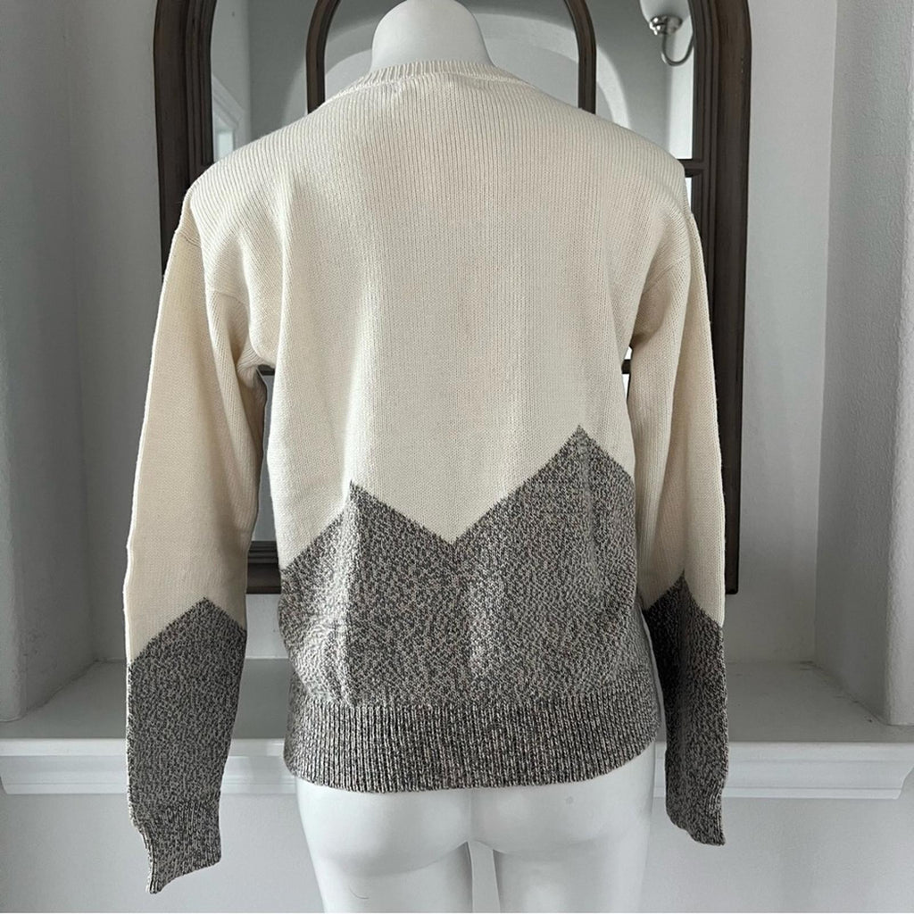 Mara Hoffmann Pullover in Oatmeal Crewneck Sweater Size S Retail $336 (SOLD OUT)