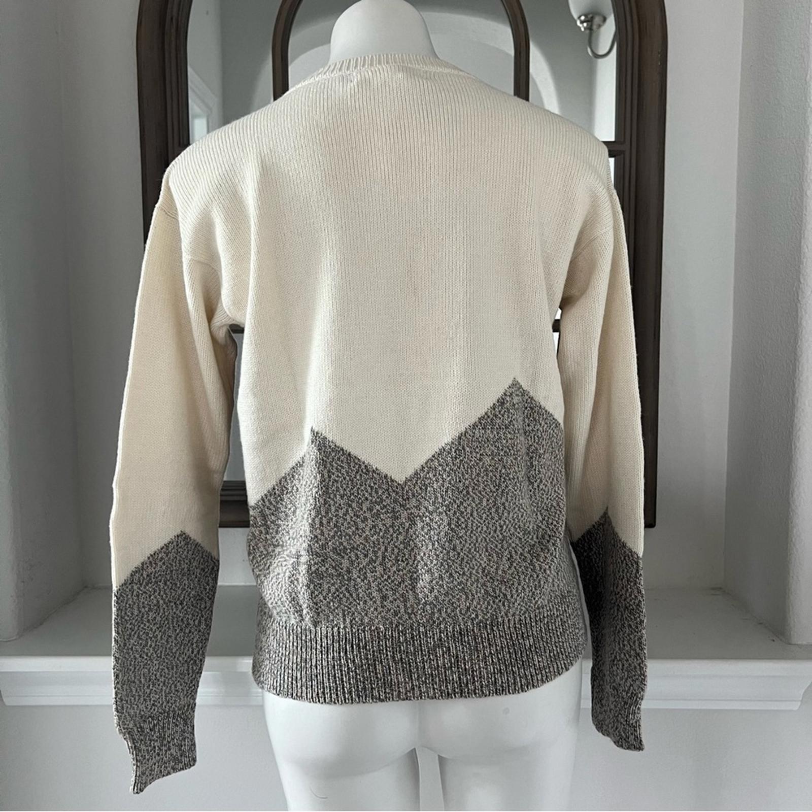 Mara Hoffmann Pullover in Oatmeal Crewneck Sweater Size S Retail $336 (SOLD OUT)