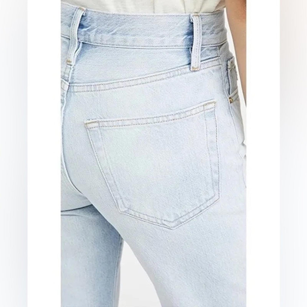 FRAME Le Original Howard Rips LOJ385 Straight Leg Distressed Jeans, Size 24 NEW