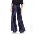 LIKELY Jasmine Crushed Velvet Wide Leg Pants in Navy, Size 2 NEW w/Tag