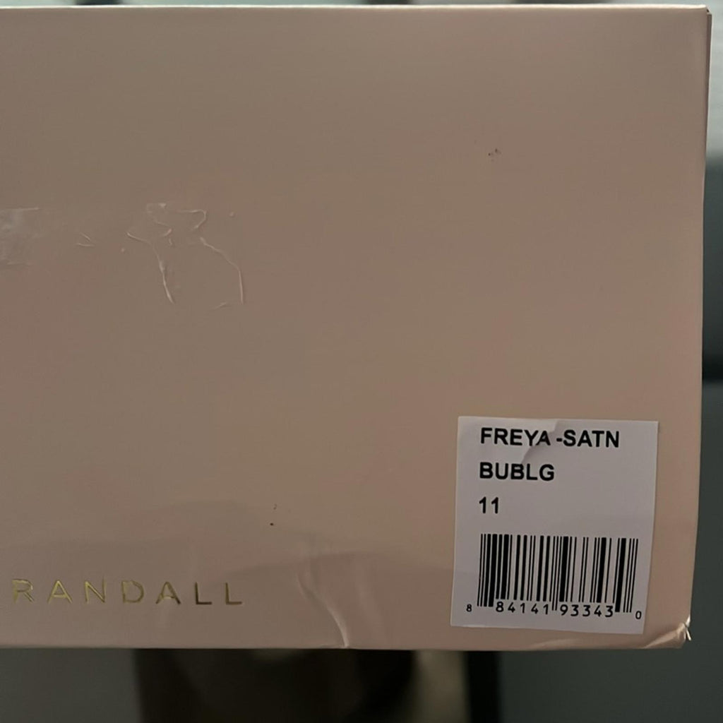 Loeffler Randall Freya Braided Curved Heel Sandals Bubblegum, Size 11 New in Box