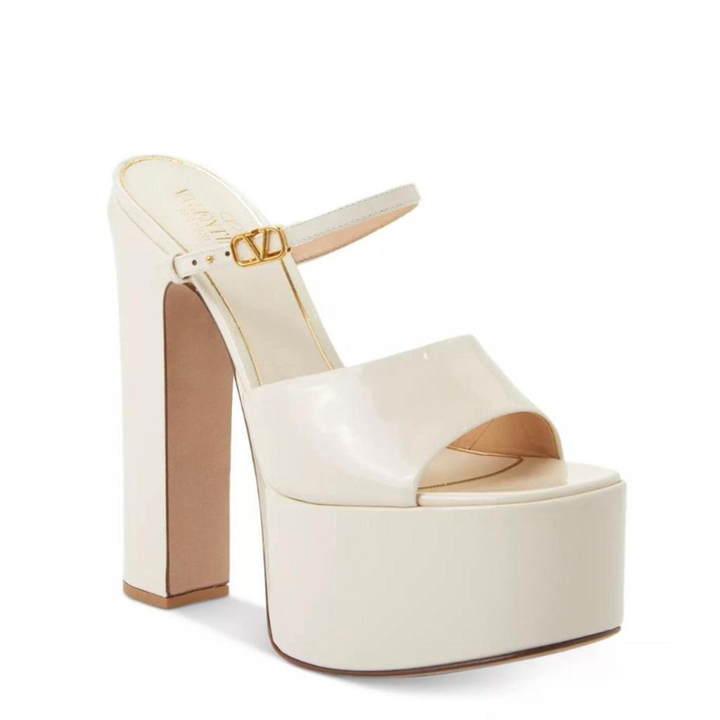 Valentino Garavani Patent High Heel Platform Slides, Size 41 New in Box $1,200