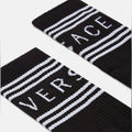 NEW Versace Logo Socks in Black & White, Size M New with Tag