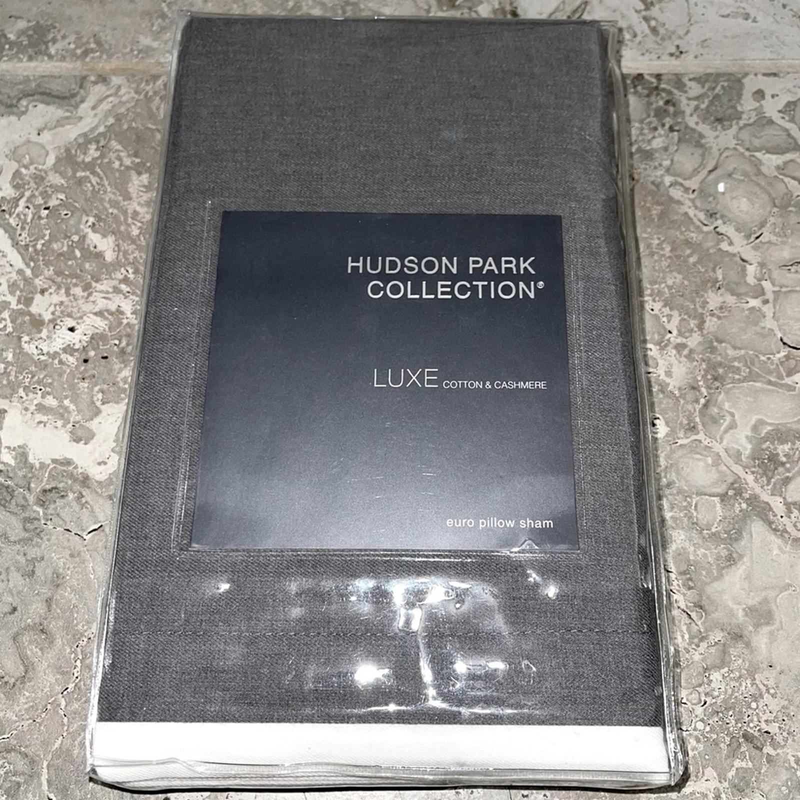 Hudson Park Collection Cotton-Cashmere Euro Sham, New w/Tag
