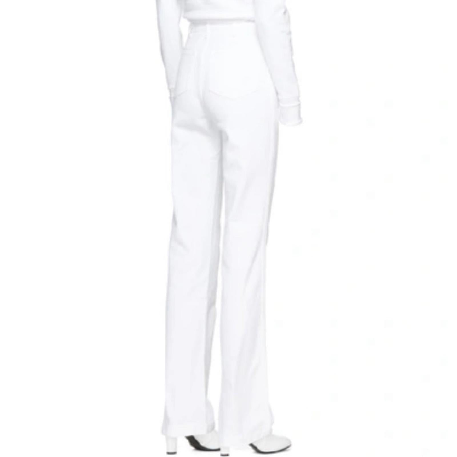 A_Plan_Application High Waist Bootcut Jeans Optical White, Size 26, NWT SOLD OUT