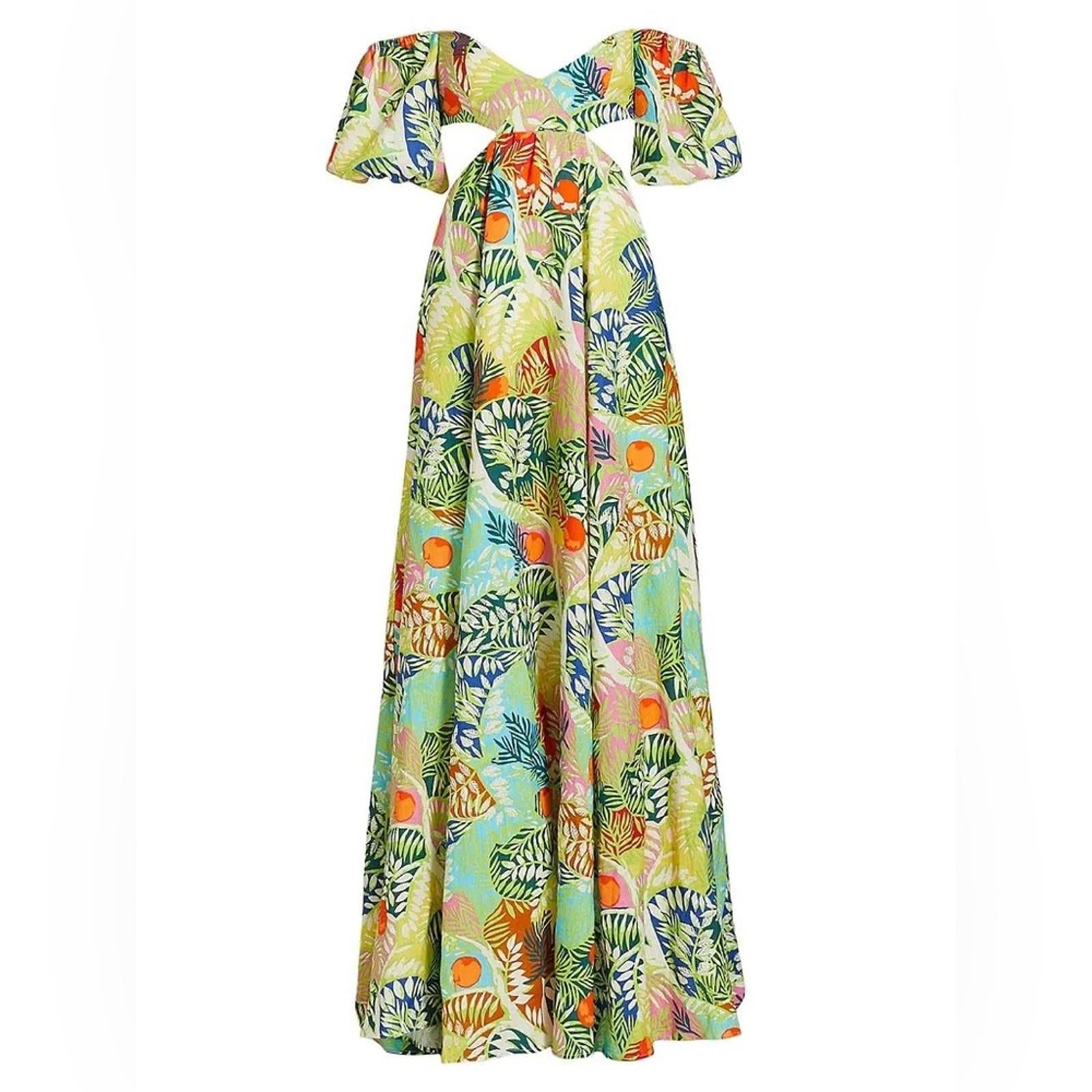STAUD Coliseum LINEN Maxi Dress, Oh So Gorgeous! Size 4 New w/Tag SOLD OUT!