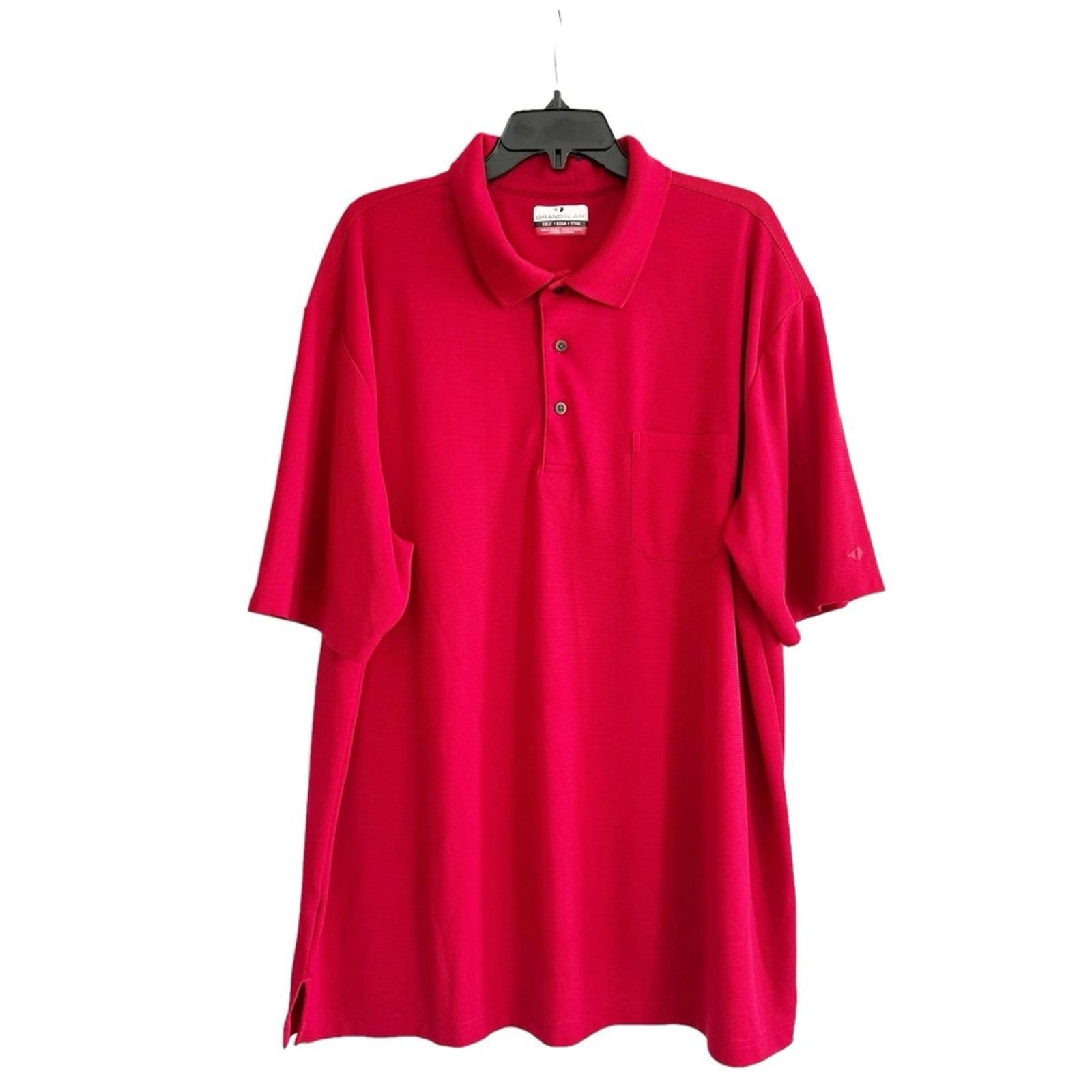 Grand Slam Red Polo Shirt, Size XXLT EXCELLENT!