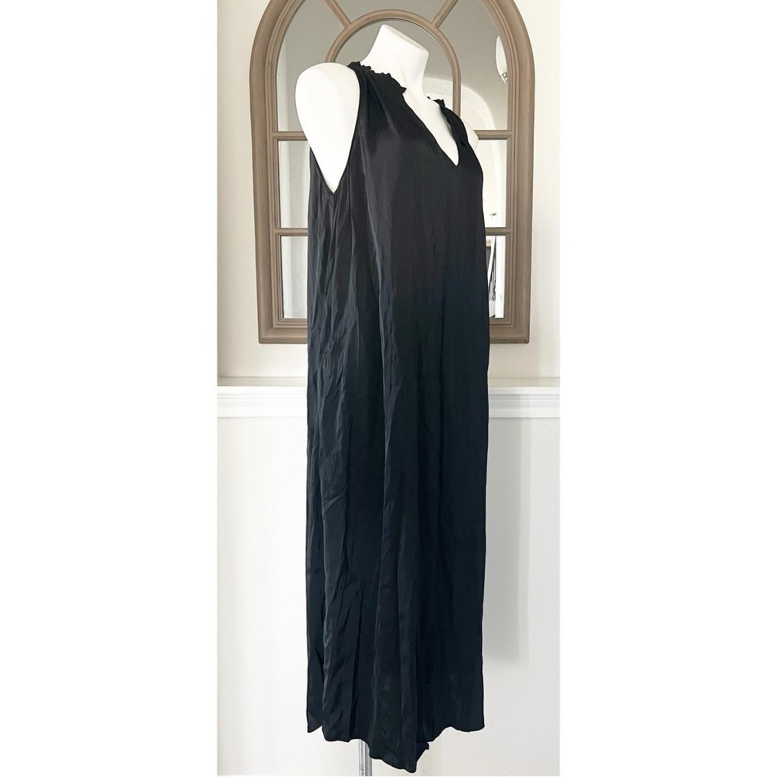 NEW Velvet by Graham & Spencer Sleeveless Midi Dress, Blk Size XL New w/Tag $257