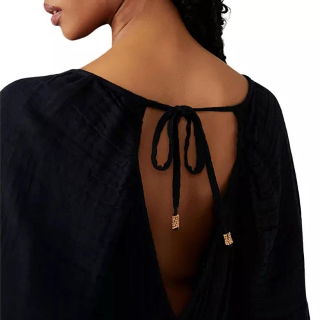 Free People Adler Tunic in Black, Size Small with Tag