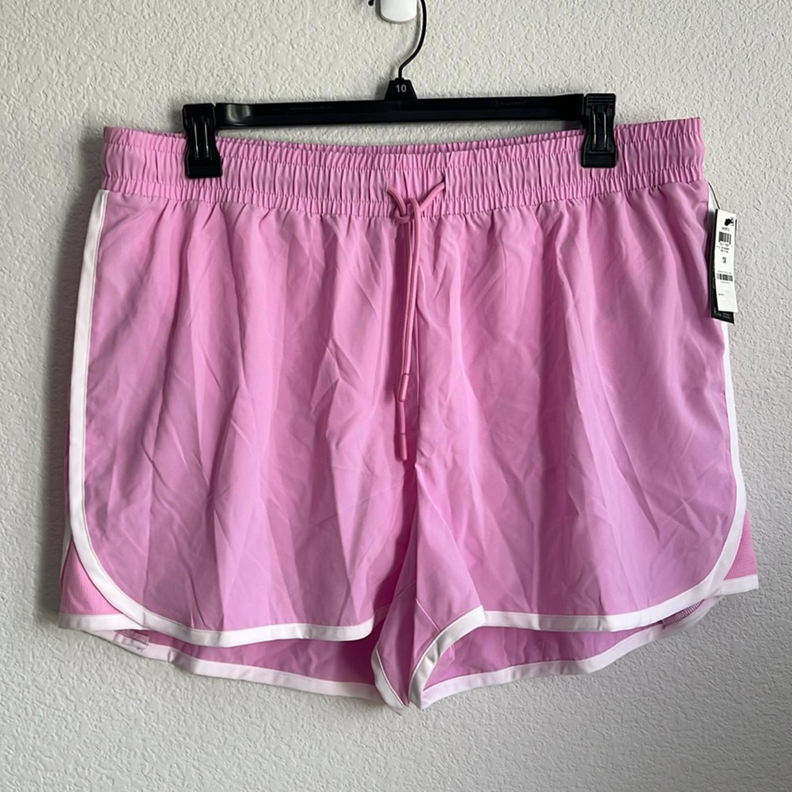 ID Ideology Drawstring Running Shorts in Pink Stone, NWT, Size 1X