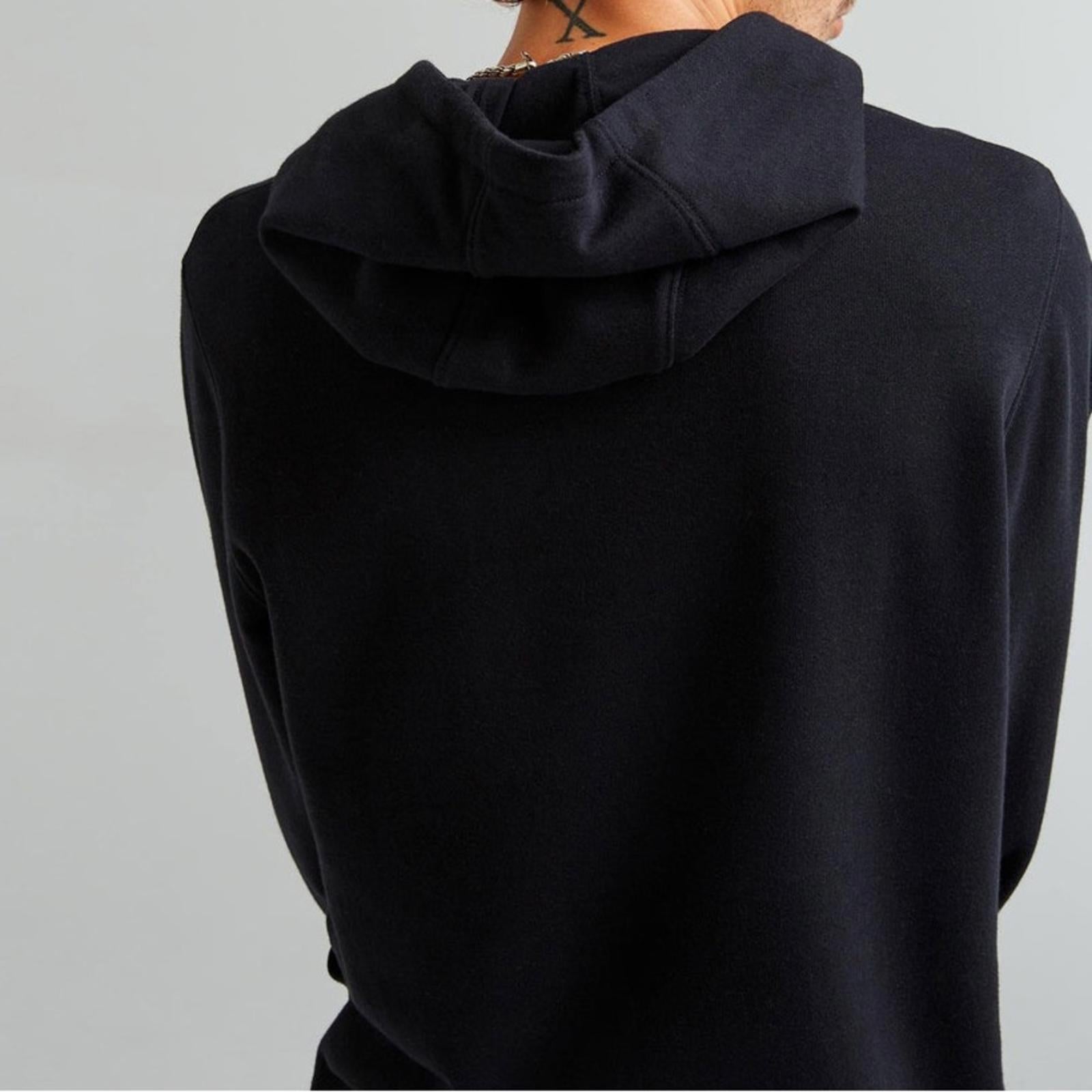 Richer Poorer Men's Recycled Fleece Hoodie in Black, Size S New w/Tag