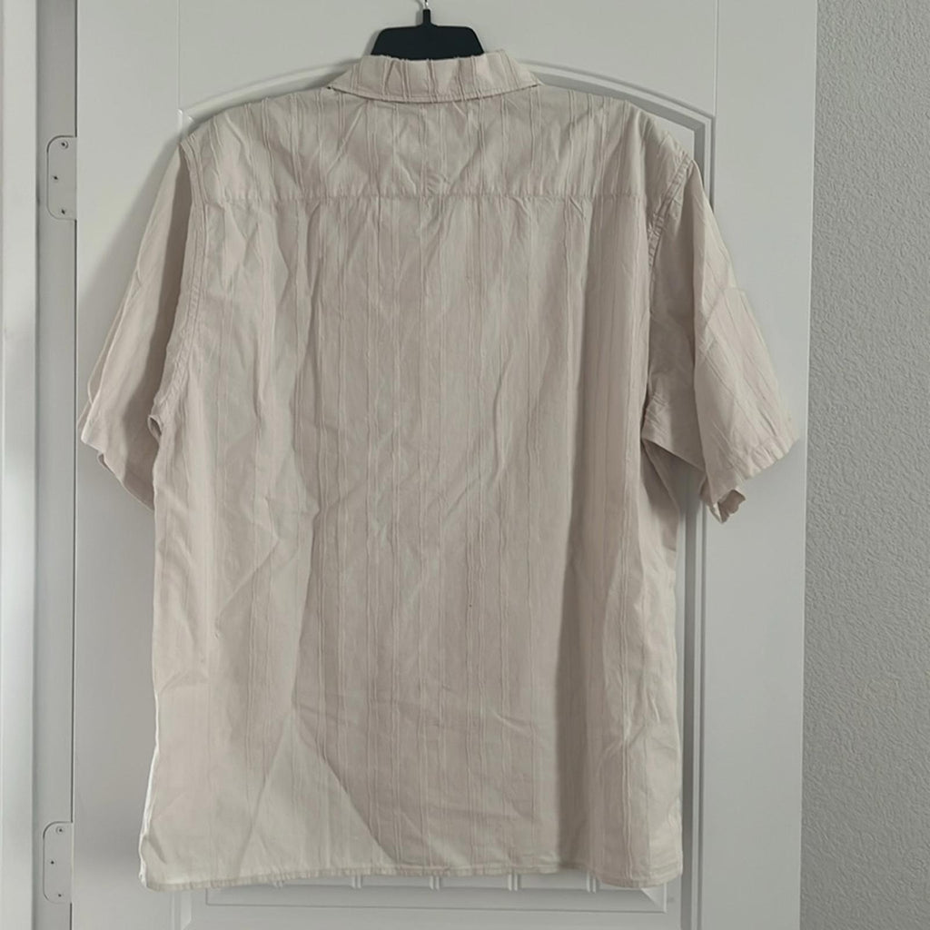 Norse Projects Carsten Stripe Relaxed Shirt in Marble White Size XL NWT $250