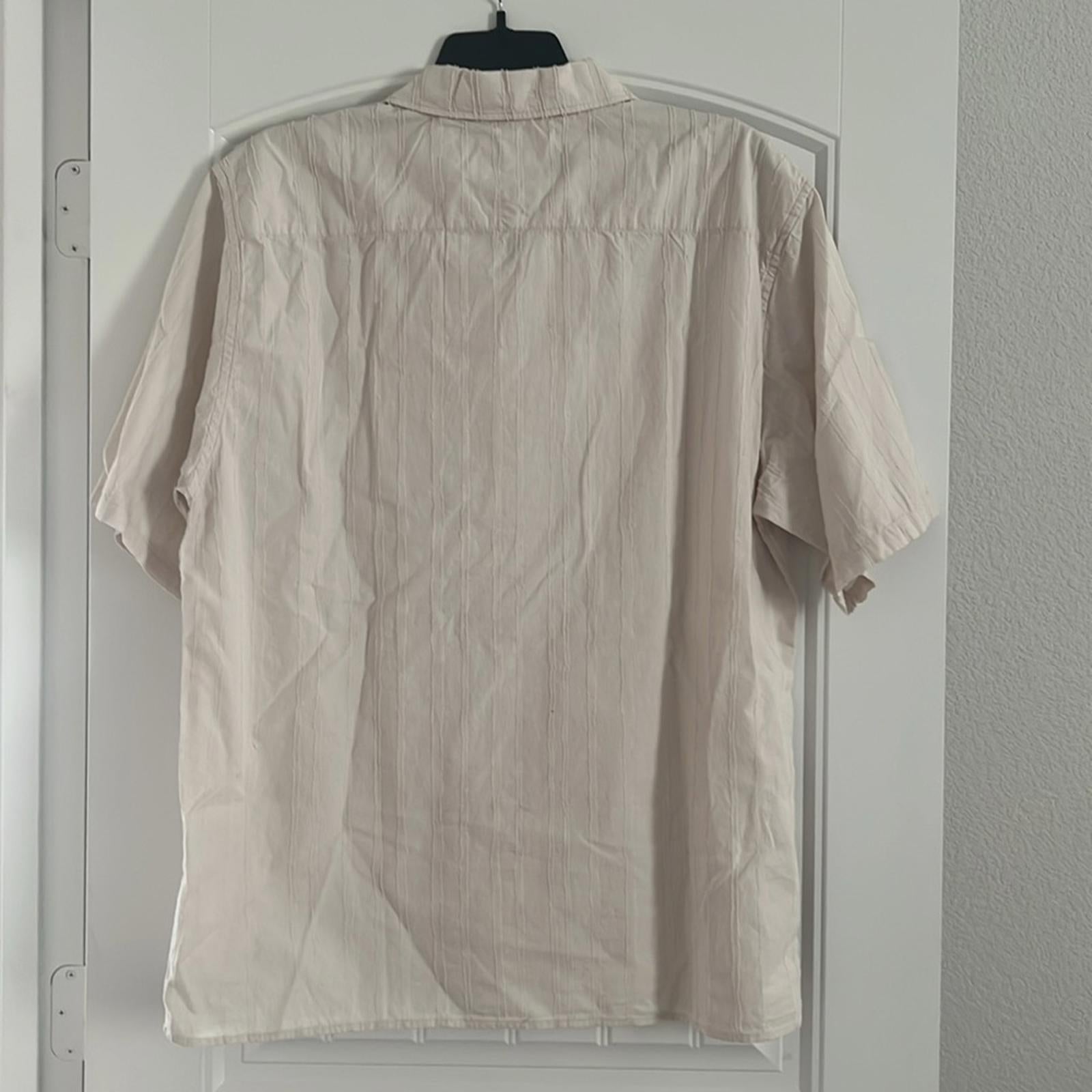 Norse Projects Carsten Stripe Relaxed Shirt in Marble White Size XL NWT $250