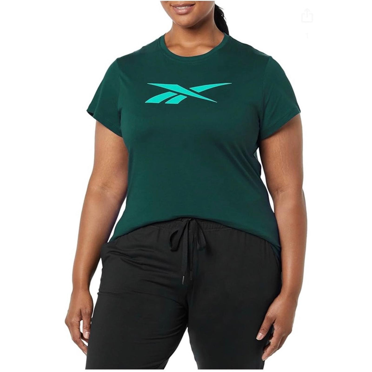 NWT Reebok Tee Vector Logo Graphic Tee, Forest Green Size 2X New with Tag