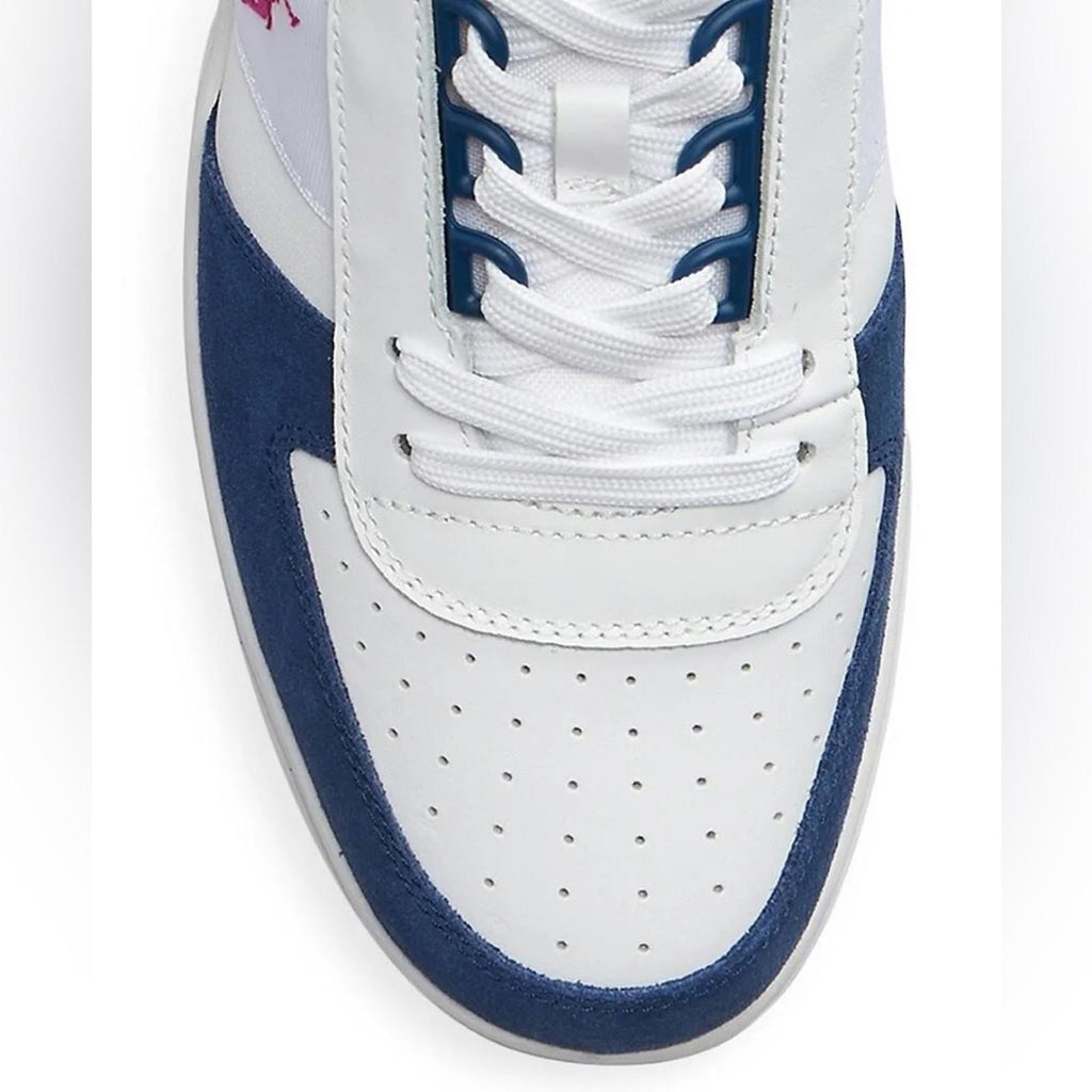Polo Ralph Lauren Court Leather-Suede Sneakers in White Size 9, New SOLD OUT!