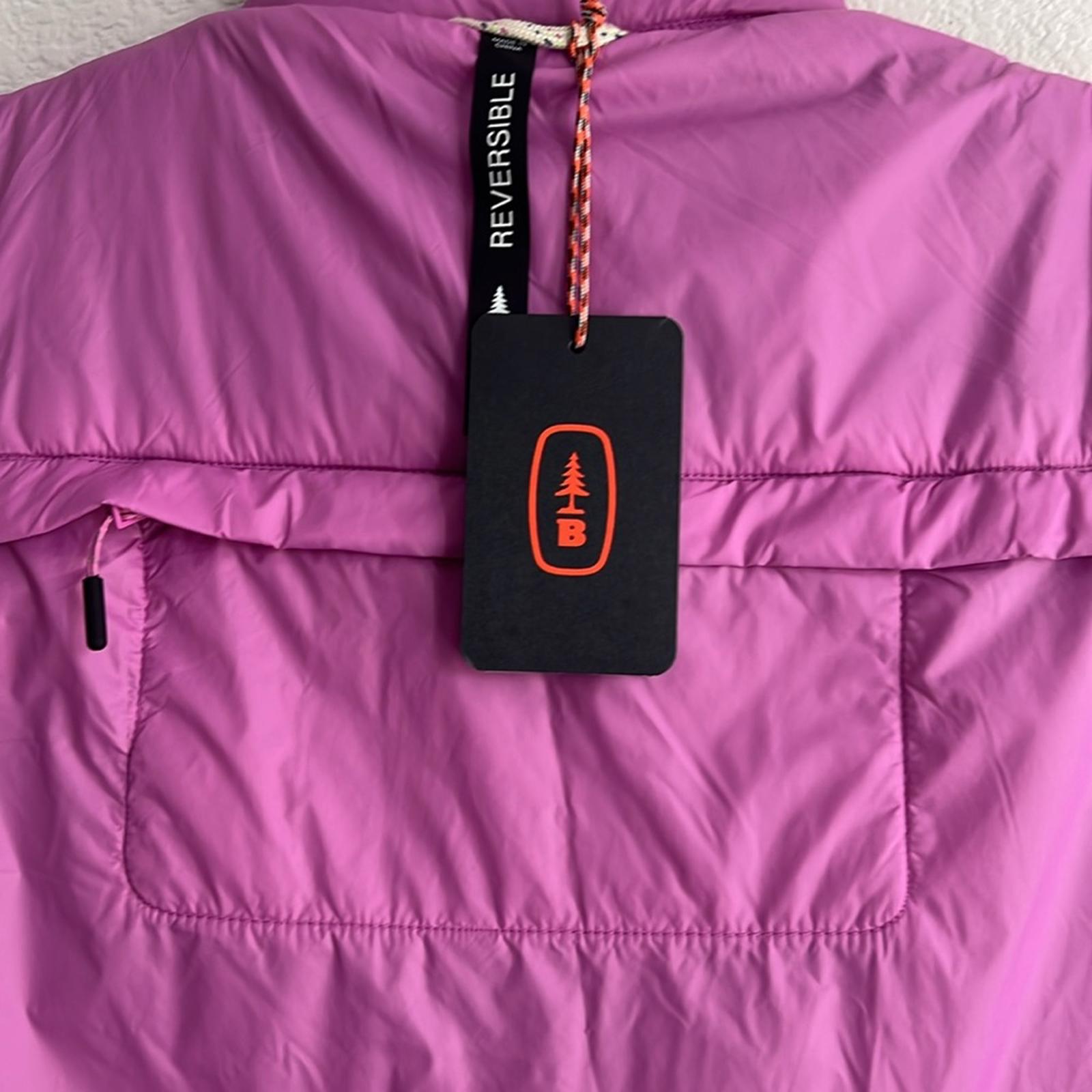 Bass Outdoor Reversible Zip-Front Vest Navy Blazer/Spring Crocus, NWT, Size XL