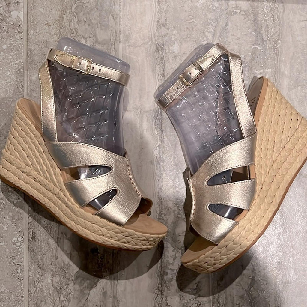 UGG Careena Platform Wedge Espadrille Sandals, Size 10 New in Box