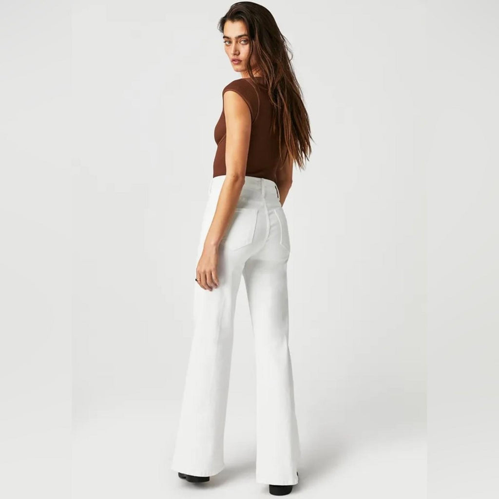 MOTHER The Hustler Roller Skimp White Jeans, Size 27 New w/Tag SOLD OUT