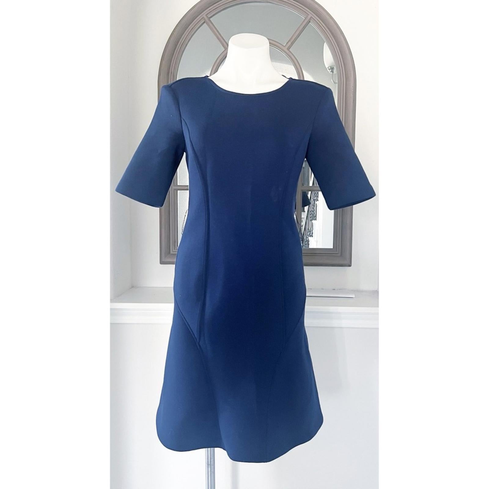 Lauren Ralph Lauren A-Line Navy Dress, Size Small New w/Tag, Retail $145