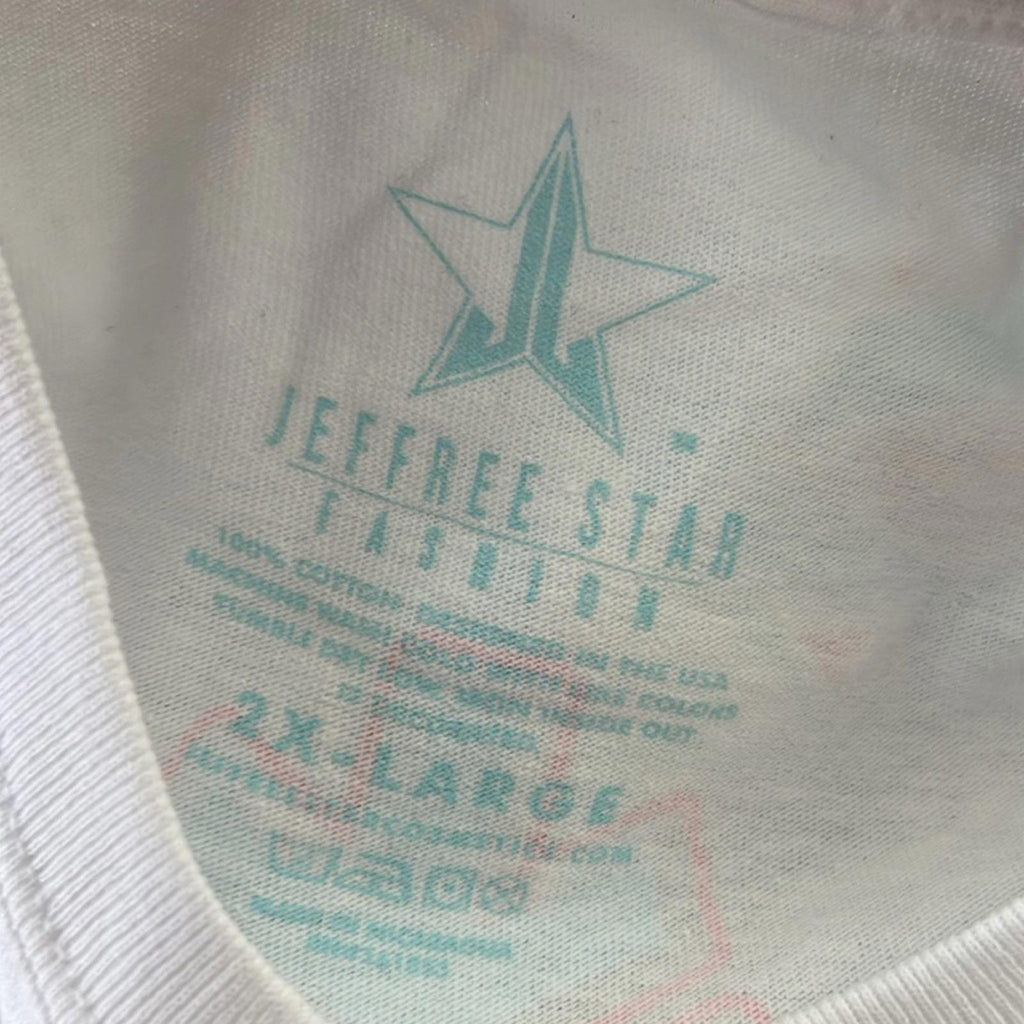 Jeffree Star Long Sleeve Tee in White, Size XXL New in Packaging