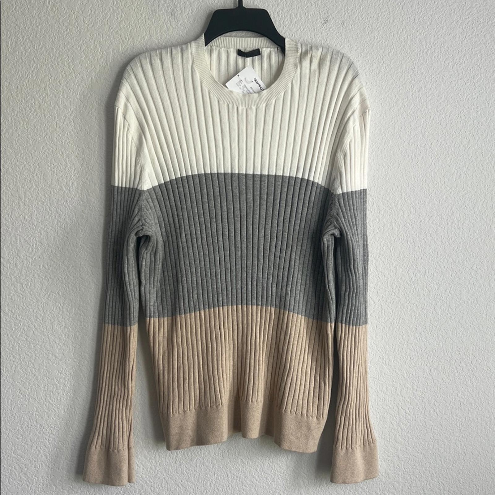 ATM Anthony Thomas Melillo Men's Cashmere Color-Blocked Sweater, Size XL, NWT