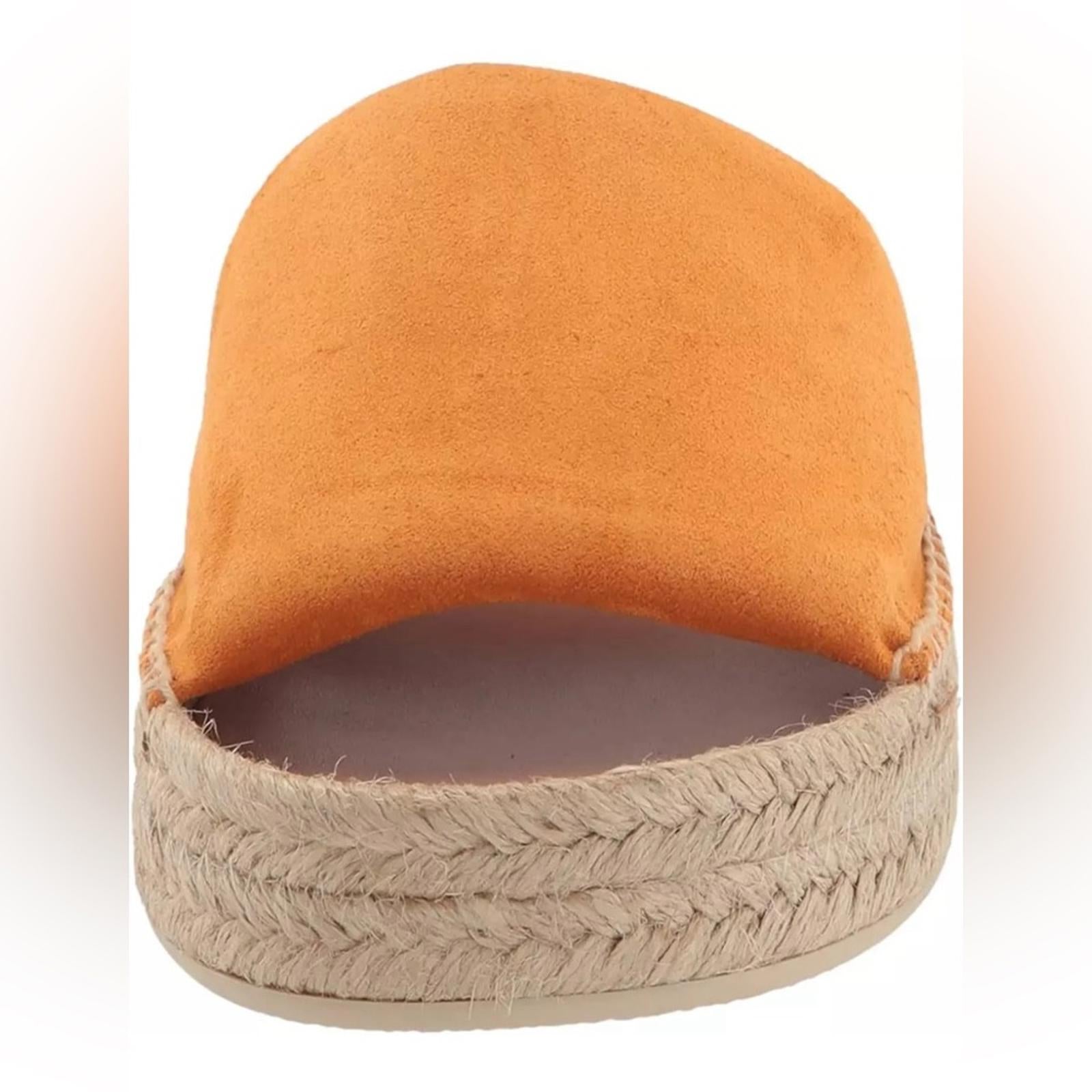 Vince Jesse Leather Espadrille in Burnt Orange, Size 11 New in Box Made in Spain