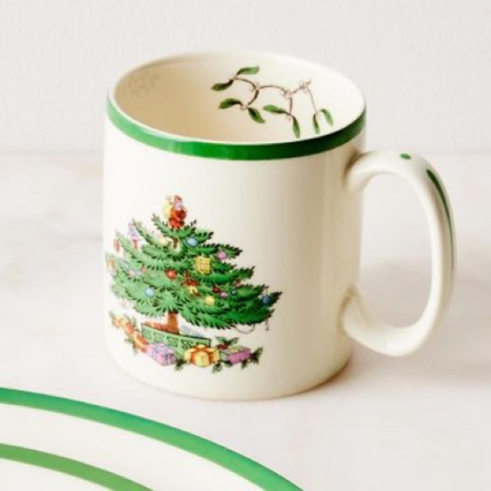 Spode Christmas Tree Dinnerware 4-Piece Plate Setting NEW in Box