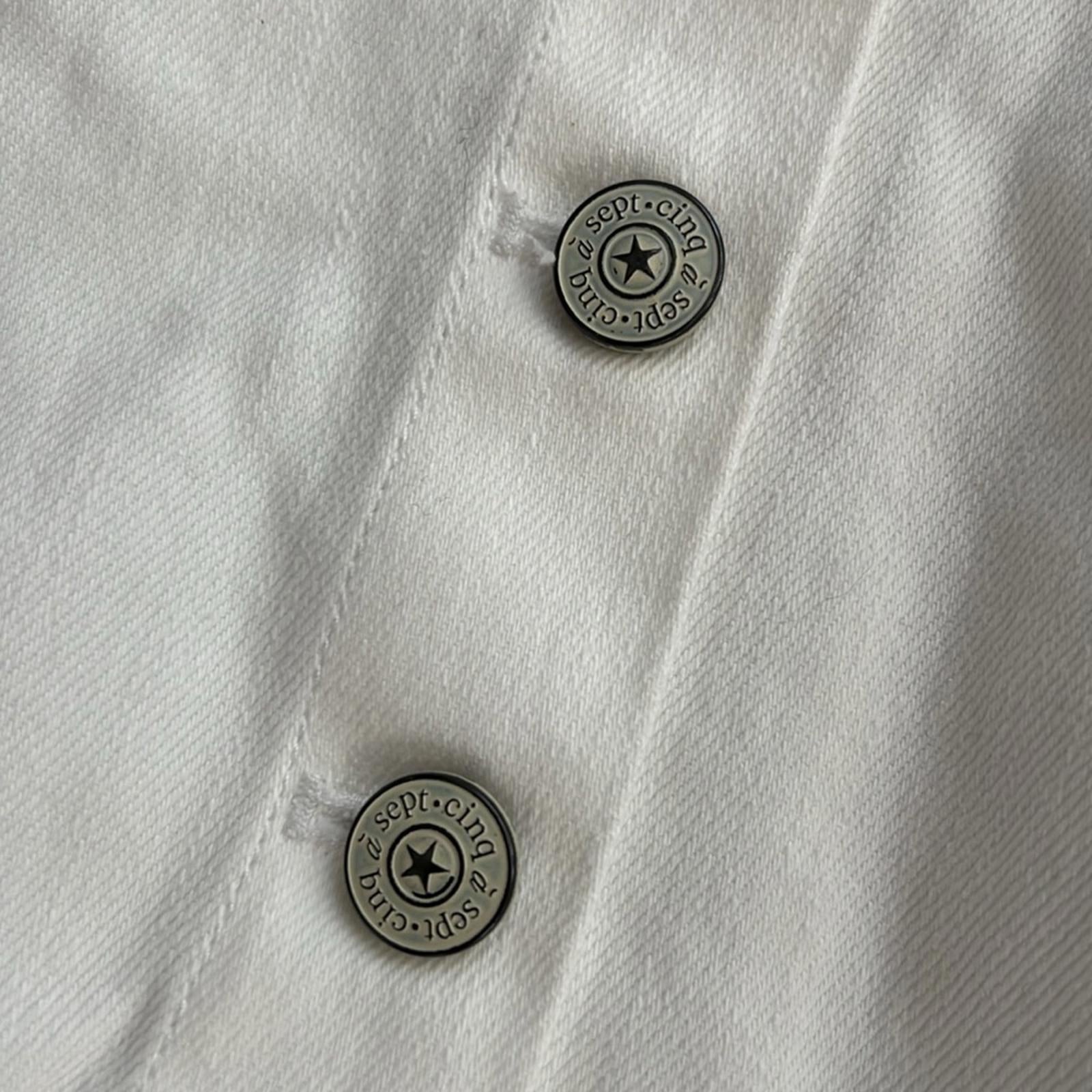 Cinq à Sept Shayla Tie Strap Button Front Dress, White Size 6 New w/Tag $395