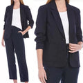 Eileen Fisher Notch Collar Shaped Jacket, Black Size XL , New w/Tag Retail