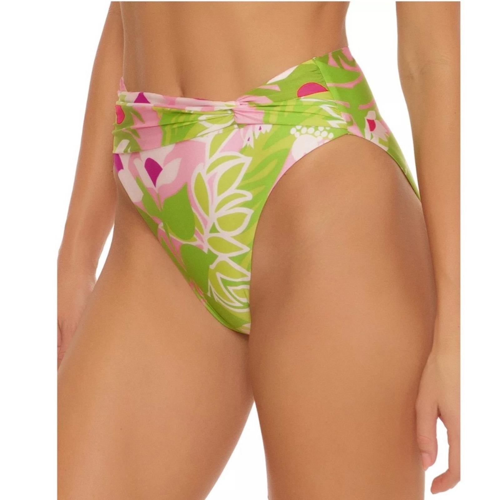 NEW Trina Turk La Palma High Waist Bikini Bottom, Size 6, New w/Tag Retail $88